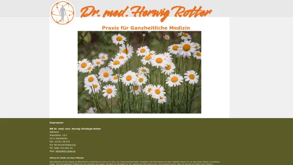 Website Screenshot: Dr. Herwig Rotter - Dr. med. univ. Herwig Christoph Rotter - Date: 2023-06-22 15:10:51