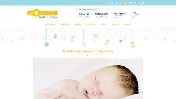Website Screenshot: Dr.Sonnealles für das Kind - Dr. Sonne GmbH - Babyausstattungen für einen gesunden Schlaf - Date: 2023-06-15 16:02:34