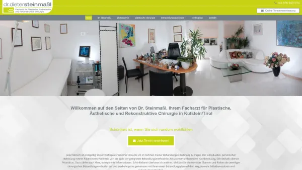 Website Screenshot: Dr. Dieter Steinmassl - Home - Dr. Dieter Steinmaßl - Date: 2023-06-15 16:02:34