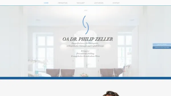 Website Screenshot: OA Dr. Philip Zeller - HOME | Dr. Zeller Philip - Date: 2023-06-22 15:16:20