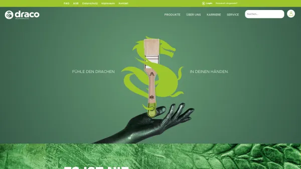 Website Screenshot: draco Handels GmbH - Startseite - draco - Malerwerkzeug - Date: 2023-06-22 15:16:20