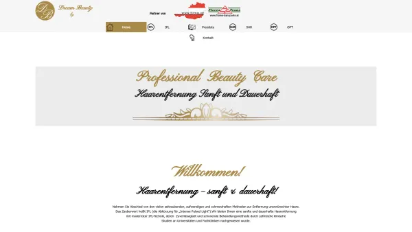 Website Screenshot: Dream Beauty - Start Site Dream Beauty - Dream Beauty - Date: 2023-06-22 15:16:21