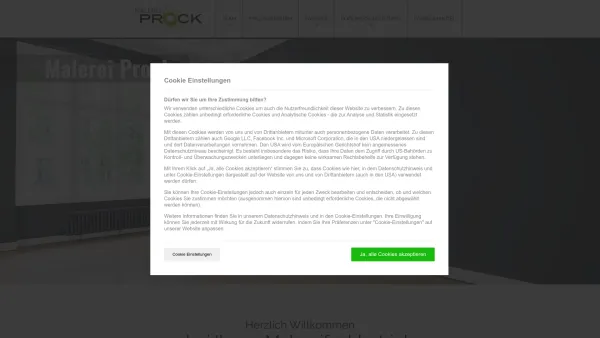 Website Screenshot: Dream-Design Sonnenschutz u Neue Seite 1 - Malerei Prock - Maler Gröbming - Date: 2023-06-22 15:16:21