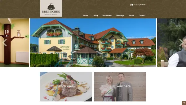Website Screenshot: Landhotel Gasthof Drei Eichen**** - Drei Eichen - Date: 2023-06-22 15:16:21