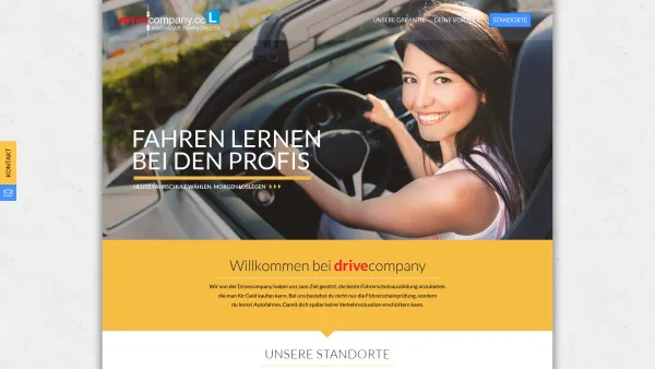 Website Screenshot: drivecompany GmbH - Drivecompany Fahrschulen | Die beste Führerscheinausbildung - Date: 2023-06-22 15:00:19