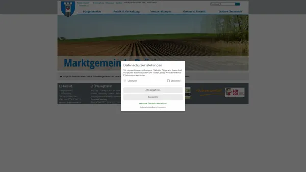 Website Screenshot: Marktgemeinde Drösing - Marktgemeinde Drösing - Startseite - Date: 2023-06-22 15:00:19