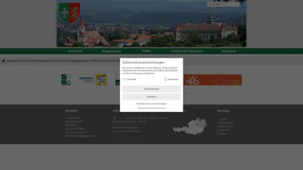 Website Screenshot: Gemeindeamt Gemeinde Droß Waldviertel - Gemeinde Droß im Waldviertel - Startseite - Date: 2023-06-22 15:00:19