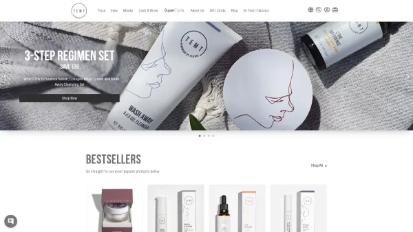 Website Screenshot: Dr. Temt Laboratories W. Pauli GmbH & Co.KG - TEMT • Skincare & Beauty Products • Handmade by Science - Date: 2023-06-15 16:02:34
