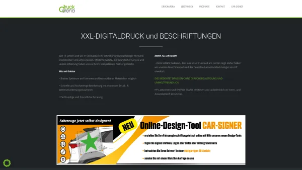 Website Screenshot: DRUCKARENA Andreas Schobesberger - druckarena - Date: 2023-06-22 15:00:19