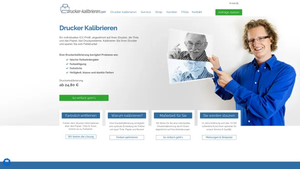 Website Screenshot: Drucker Kalibrieren - Drucker Kalibrieren - mit ICC-Profil Farbstich entfernen - Date: 2023-06-22 15:00:19