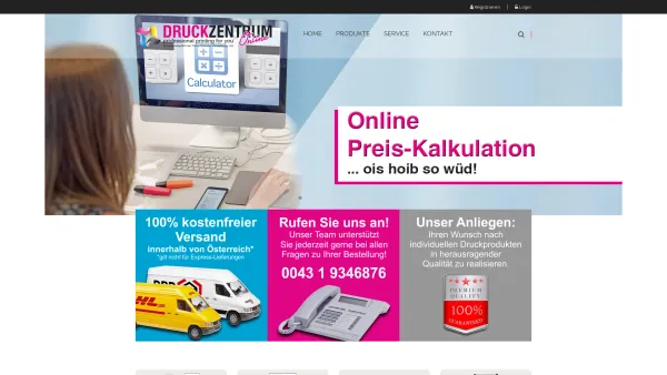Website Screenshot: DRUCKZENTRUM-AUSTRIA.AT - www.druckzentrum-austria.at - Date: 2023-06-26 10:26:16