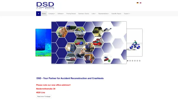 Website Screenshot: DSD - Dr. Steffan Datentechnik - Welcome to DSD - Date: 2023-06-22 15:16:21
