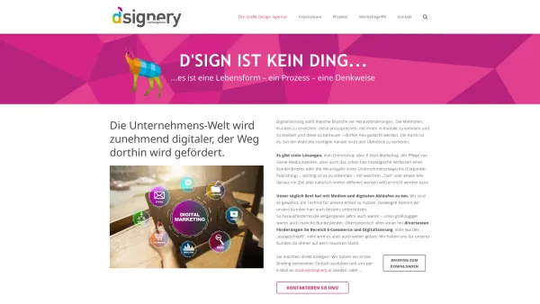 Website Screenshot: Agentur d'signery - Werbeagentur d'signery - Date: 2023-06-22 15:16:21