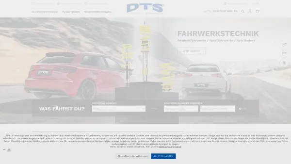 Website Screenshot: Gerhard DTS Tuning GmbH DTS-Shop - DTS - Der Tieferlegungs-Spezialist | Gewindefahrwerke und mehr - Date: 2023-06-14 10:47:24