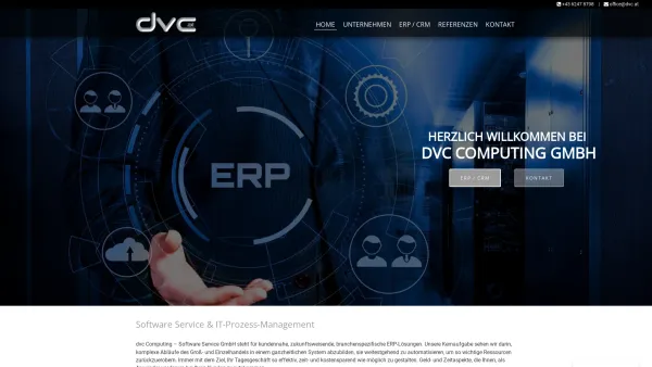 Website Screenshot: dvc Computing Software Service GmbH - DVC Computing - Software Service GmbH in Großgmain bei Salzburg - Date: 2023-06-15 16:02:34