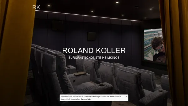 Website Screenshot: Roland dvdstore.at - Roland Koller – Europas schönste Heimkinos - Date: 2023-06-22 15:00:19