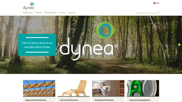Website Screenshot: Dynea - Home - Date: 2023-06-22 15:00:19