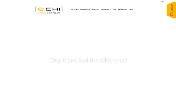 Website Screenshot: GEONADO GmbH - e.CHI FrequenzChip: Infos über Effekte und Anwendung - Date: 2023-06-26 10:26:16