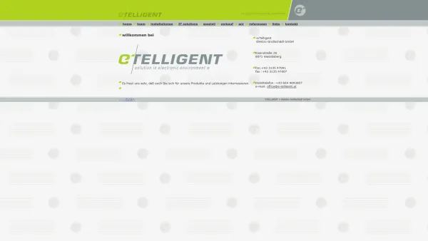 Website Screenshot: e/Telligent Elektro Großschädl GmbH solutions electronic
enviroment - e/Telligent Elektro Großschädl GmbH - solutions in electronic enviroment - Date: 2023-06-22 15:00:19