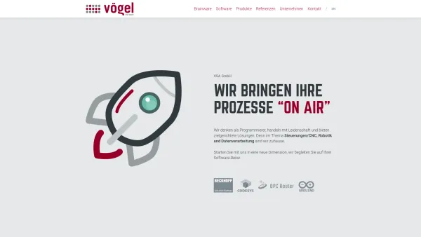 Website Screenshot: VÖGEL software & automation - VÖGEL software & automation, Softwareentwicklung, VSA GmbH - Date: 2023-06-15 16:02:34