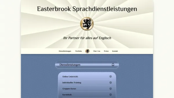 Website Screenshot: Easterbrook Training English Language Training - Englischunterricht - Date: 2023-06-22 15:00:19