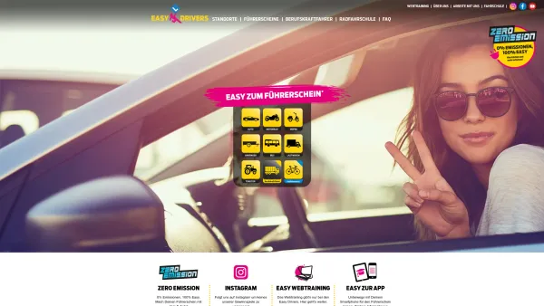 Website Screenshot: EASY DRIVERS Fahrschul-System GmbH - EASY DRIVERS Fahrschulen | Easy zum Führerschein - Date: 2023-06-22 12:14:33