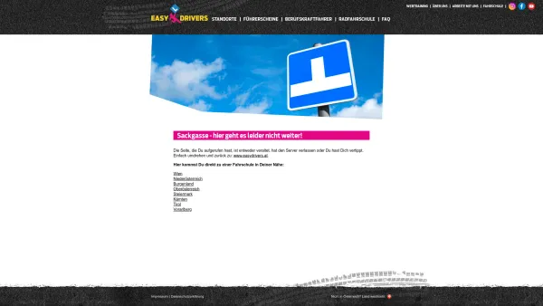 Website Screenshot: Easy Drivers Fahrschulen Ing. Gerhard Malzer - Date: 2023-06-22 15:00:19