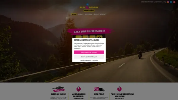 Website Screenshot: Easy Drivers Fahrschulen Mag. Christine Malzer - EASY DRIVERS Fahrschule Brigittenau - Date: 2023-06-14 16:34:42