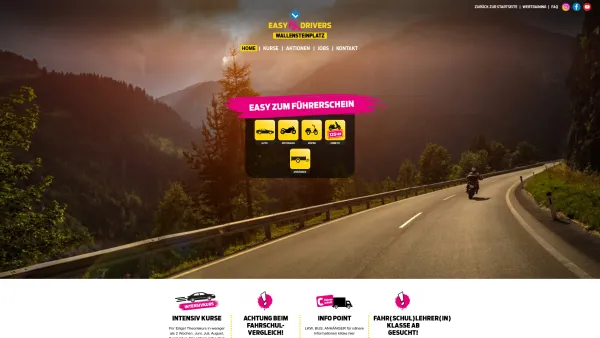 Website Screenshot: Easy Drivers Fahrschulen Mag. Christine Malzer - EASY DRIVERS Fahrschule Wallensteinplatz - Date: 2023-06-22 15:00:19