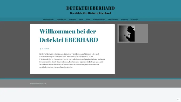Website Screenshot: EBERHARD Technische Lösungen - Detektei Eberhard | Berufdetektiv Richard Eberhard - Date: 2023-06-22 15:10:52