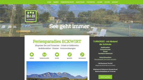Website Screenshot: Gasthof pension Eckwirt Linde - Date: 2023-06-22 15:11:10
