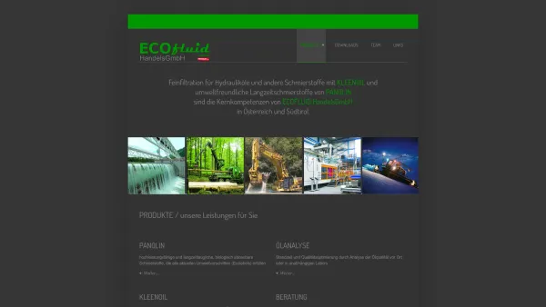Website Screenshot: ECOfluid Handels GmbH - ECOFLUID HandelsGmbH Produkt ECOFLUID - Date: 2023-06-22 15:00:19