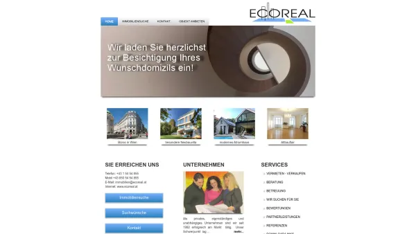 Website Screenshot: ECOREAL Economial Real Estate - Ecoreal-Home - Ecoreal - Date: 2023-06-22 15:00:20