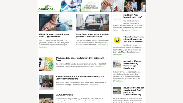 Website Screenshot: Tischlermeister Planungsbüro - Finanz Informationen auf Eco & Co - Jetzt zu Finanz Themen auf Eco & Co informieren! - Date: 2023-06-22 15:00:20