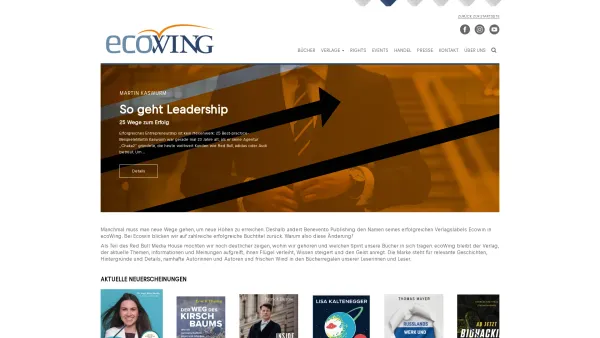 Website Screenshot: Ecowin Verlag GmbH - ecoWing - Date: 2023-06-22 15:00:20