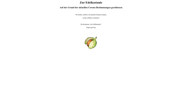 Website Screenshot: Heurigen-Restaurant z Edelkastanie Anton auf www.edelkastanie.at - Date: 2023-06-22 15:00:20