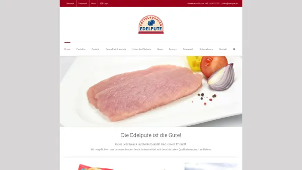 Website Screenshot: Pöttelsdorfer Putenspezialitäten GmbH - Edelpute – Pöttelsdorfer Putenspezialitäten – Die Edelpute ist die Gute - Date: 2023-06-22 15:00:20