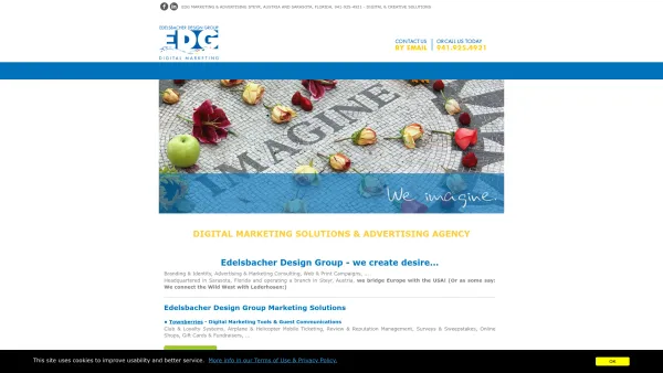 Website Screenshot: EDELSBACHER DESIGN GROUP - Digital Marketing & Advertising Agency Sarasota - Date: 2023-06-22 15:00:20