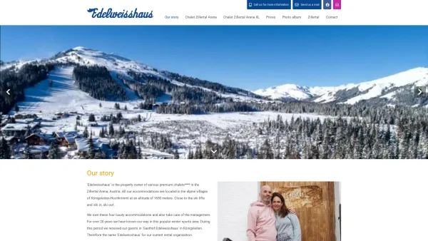 Website Screenshot: Edelweißhaus Königsleiten) Kitzbüheler Gasthof Edelweisshaus - Our story - Edelweisshaus - Date: 2023-06-22 15:00:20