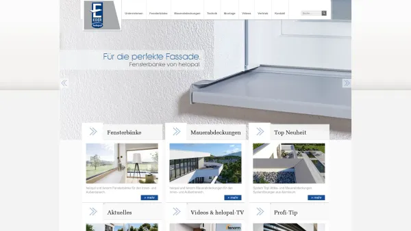 Website Screenshot: Eder Fensterbank GmbH - Fensterbänke in Gussmarmor, Naturstein oder Aluminium für Innen und Aussen von Eder Fensterbank GmbH - Eder - Date: 2023-06-22 15:00:20
