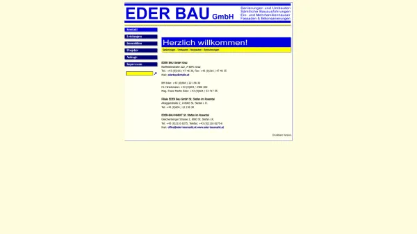 Website Screenshot: Ederbau-GmbH - Date: 2023-06-22 15:11:10