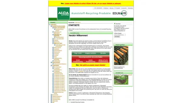 Website Screenshot: Guttenberger Markus Kunststoffrecycling KeTitel - Kunststoff Recycling Produkte - AIDA LIVING - Date: 2023-06-22 15:13:18