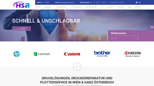 Website Screenshot: EDV Ambulance - Drucker, Plotter und Kopierer in Wien | Service und Wartung - Date: 2023-06-22 15:10:52