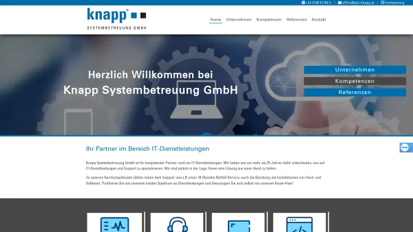 Website Screenshot: KNAPP Systembetreuung - Knapp Systembetreuung GmbH - Ihr kompetenter IT-Partner - Date: 2023-06-22 15:10:52