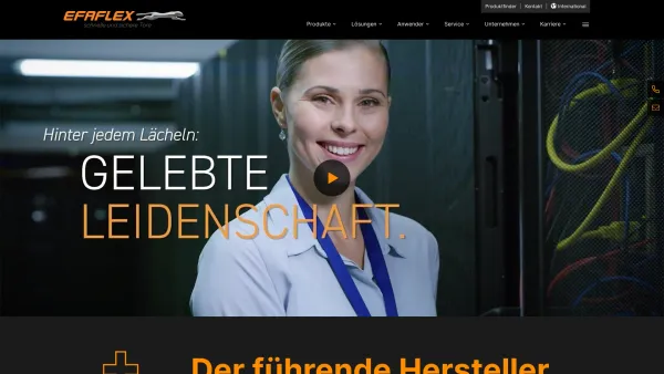 Website Screenshot: bei Efaflex Österreich - Modernste Industrietore für höchste Ansprüche I EFAFLEX - Date: 2023-06-22 15:00:20
