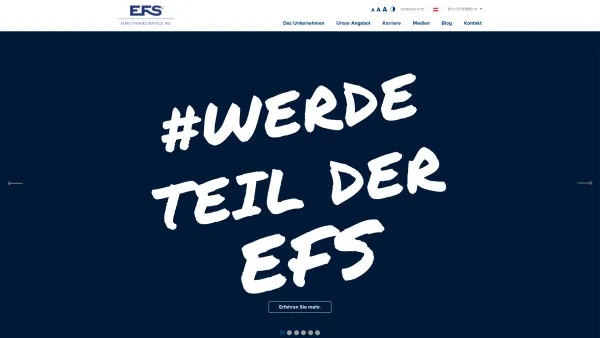 Website Screenshot: EFS - Euro-Finanz-Service AG - EFS-AG - Date: 2023-06-14 10:37:44