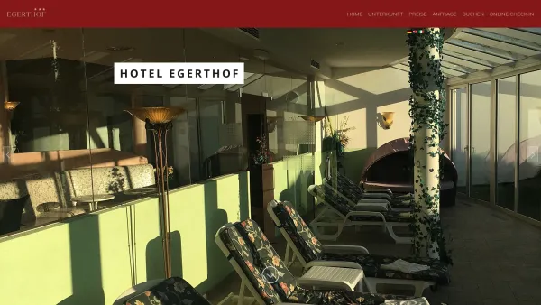 Website Screenshot: Hotel Garni Egerthof *** - | Hotel Egerthof - Date: 2023-06-22 15:00:20