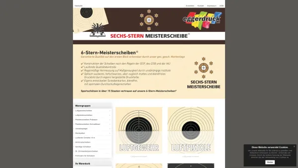 Website Screenshot: eggerdruck GmbH - 6Stern Meisterscheiben® - Date: 2023-06-15 16:02:34
