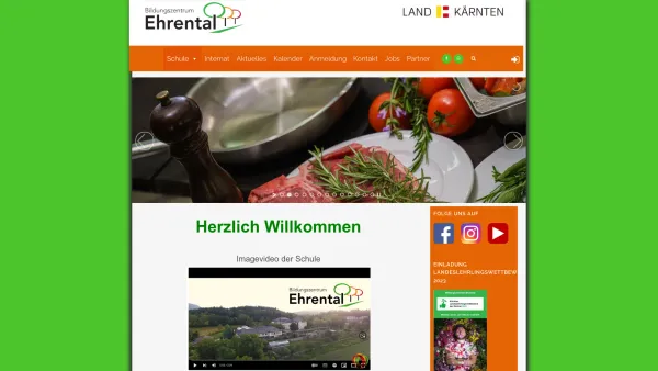 Website Screenshot: Ehrental Landwirtschaftliche Fachschule - LFS Ehrental | Ehrental - Gartenbau - Date: 2023-06-22 15:00:20