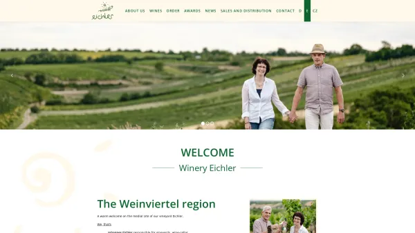 Website Screenshot: Eichler Weine aus Niederösterreich Ginzersdorf___Herrnbaumgarten - Winzerhof Eichler | Weingut im Weinviertel - Date: 2023-06-14 10:39:34
